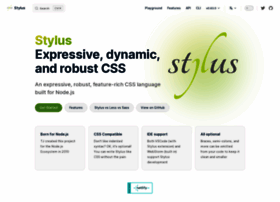 Stylus-lang.com thumbnail
