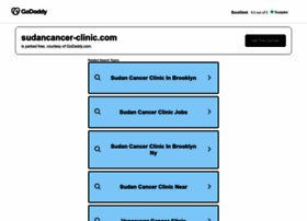 Sudancancer-clinic.com thumbnail