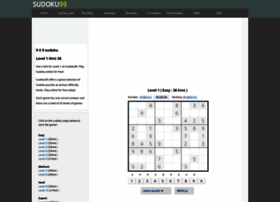 Sudoku99.com thumbnail