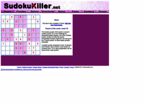 Sudokukiller.net thumbnail