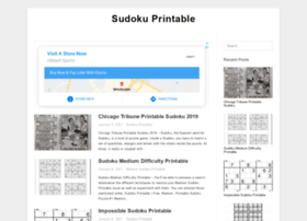 Sudokuprintables.com thumbnail