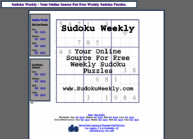 Sudokuweekly.com thumbnail
