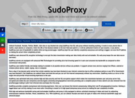 Sudoproxy.net thumbnail