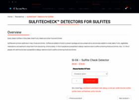 Sulfitecheck.com thumbnail