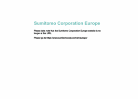 Sumitomocorpeurope.com thumbnail