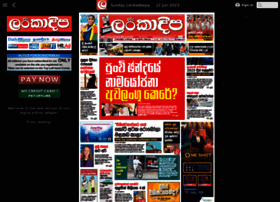 Sundaylankadeepa.newspaperdirect.com thumbnail