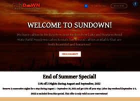 Sundowncabinrentals.com thumbnail