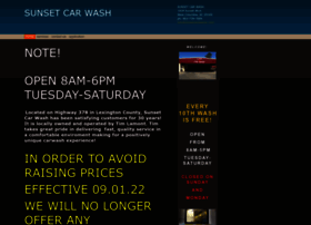 Sunsetcarwashsc.com thumbnail