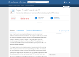 Super-email-extractor.software.informer.com thumbnail
