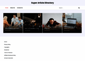 Superarticledirectory.com thumbnail