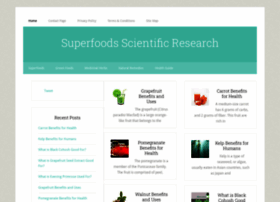 Superfoods-scientific-research.com thumbnail