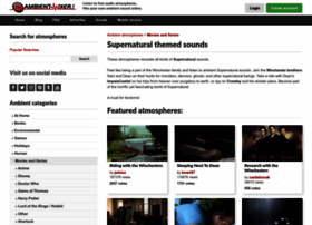 Supernatural-series.ambient-mixer.com thumbnail