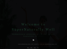 Supernaturallywell.com thumbnail