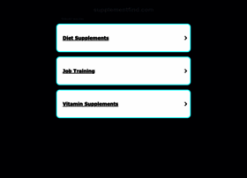 Supplementfind.com thumbnail