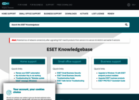 Support.eset.com thumbnail