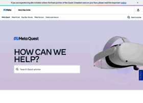 Support.oculus.com thumbnail