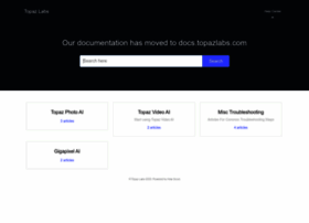 Support.topazlabs.com thumbnail
