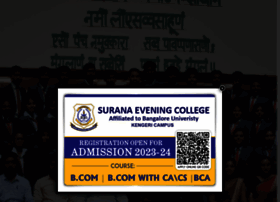 Suranaeveningcollege.edu.in thumbnail
