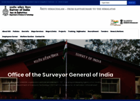 Surveyofindia.gov.in thumbnail