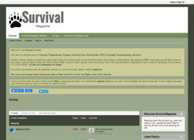Survivalforum.survivalmagazine.org thumbnail