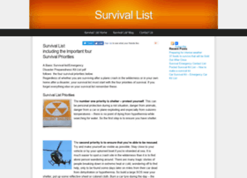 Survivallist.org thumbnail