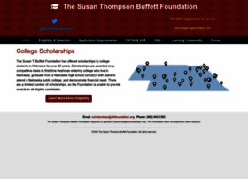 Susanthompsonbuffettfoundation.org thumbnail