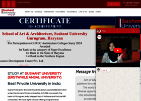 Sushantuniversity.edu.in thumbnail