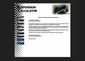 Suspensioncalculator.com thumbnail