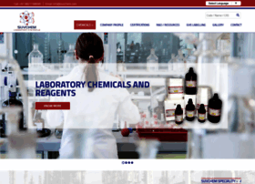 Suvchemlaboratorychemicals.com thumbnail
