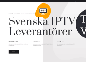 Svenska-iptv-leverantorer.com thumbnail