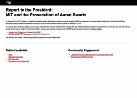 Swartz-report.mit.edu thumbnail