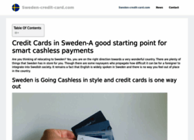 Sweden-credit-card.com thumbnail