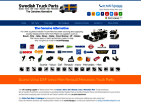 Swedishtruckparts.co.uk thumbnail