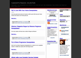 Sweepstakeshunter.blogspot.com thumbnail