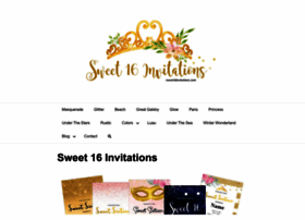 Sweet16invitations.com thumbnail