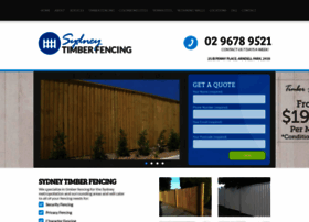 Sydney-timber-fencing.com.au thumbnail
