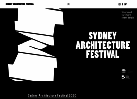 Sydneyarchitecturefestival.org thumbnail