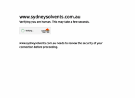 Sydneysolvents.com.au thumbnail