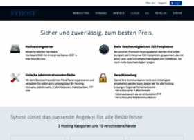 Syhost.de thumbnail