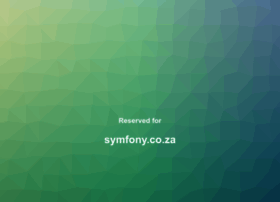 Symfony.co.za thumbnail