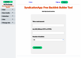 Syndicationapp.com thumbnail