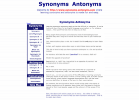 Synonyms-antonyms.com thumbnail