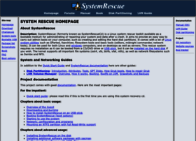 System-rescue.org thumbnail