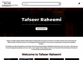 Tafseer-raheemi.com thumbnail