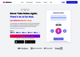 Talknotes.io thumbnail