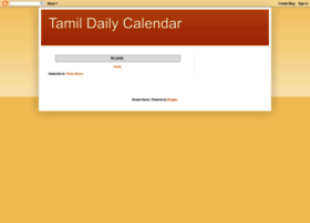 Tamildailycalendar.blogspot.com thumbnail