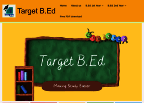 Targetb-ed.co.in thumbnail