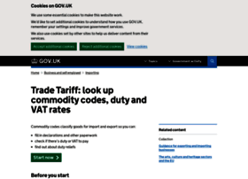 Tariff.businesslink.gov.uk thumbnail