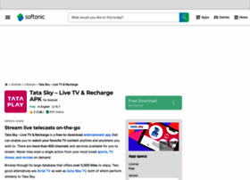 Tata-sky-mobile-live-tv-movies-sports-recharge.en.softonic.com thumbnail