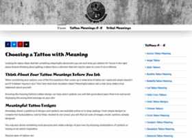 Tattooswithmeaning.com thumbnail